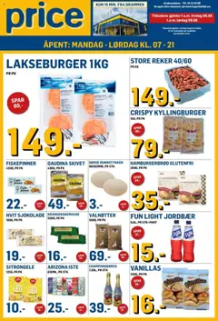 Forhåndsvis Kundeavis fra butikk Price Lagerbutikk gyldig fra 08/08/2025