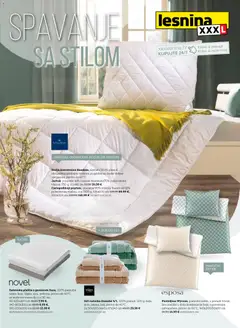 Pregled letka Spavanje sa stilom trgovine Lesnina vrijedi od 02.02.2026