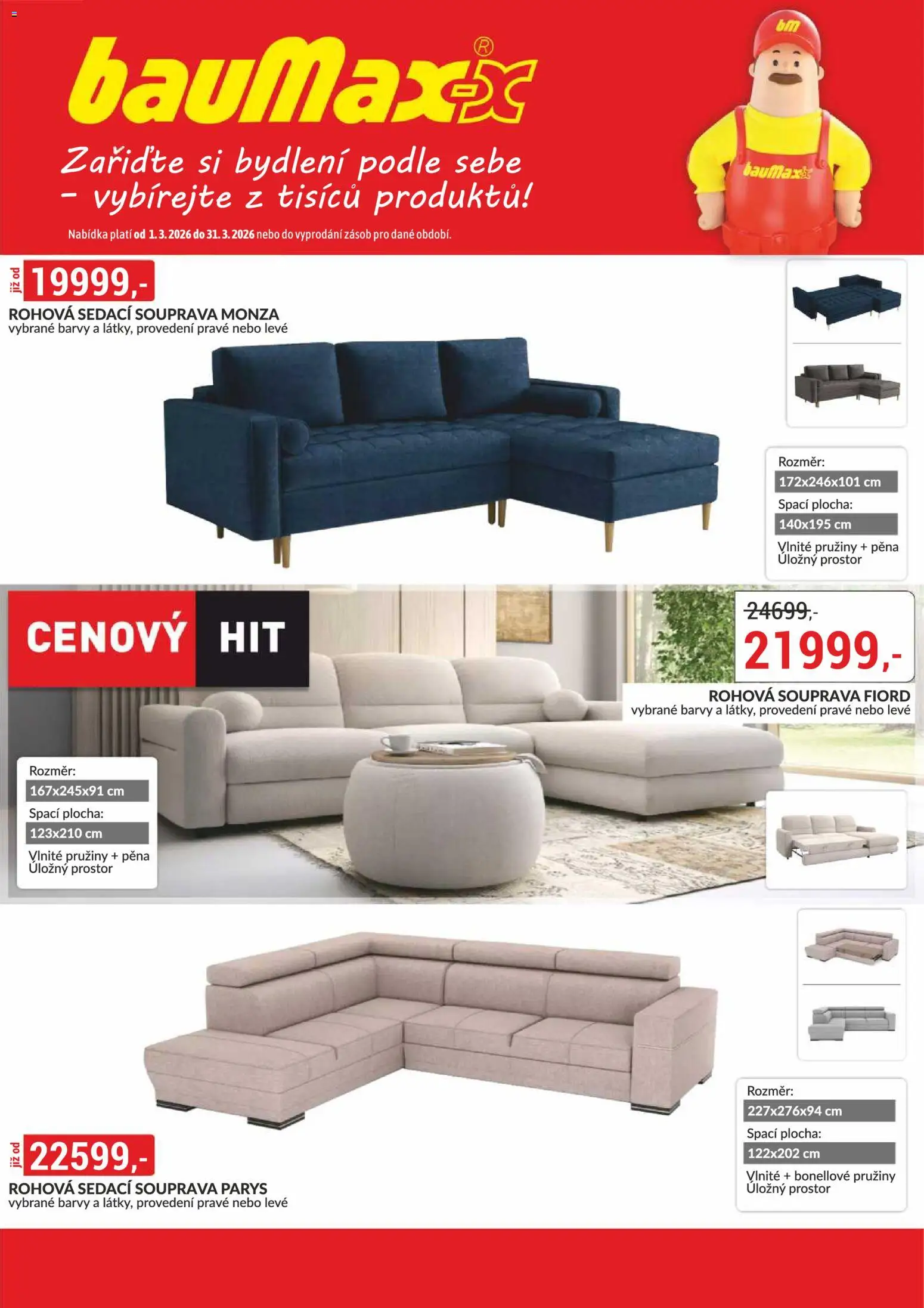Náhled nabídky: BAUMAX BAUMAX leták - Zařiďte si bydlení podle sebe platný od 01.03.2026