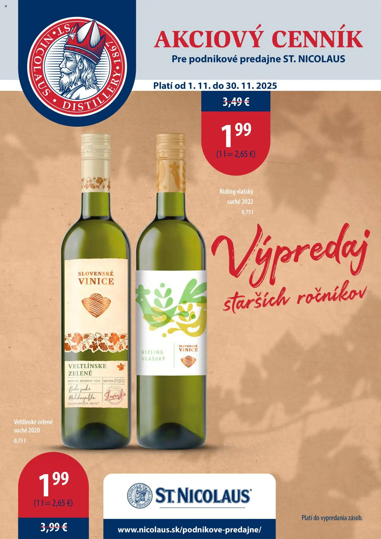 Náhľad St. Nicolaus letáku platného od 01.11.2025