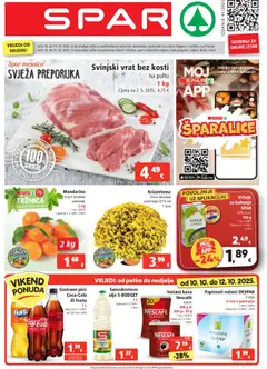 Pregled letka Katalog trgovine Spar vrijedi od 08.10.2025