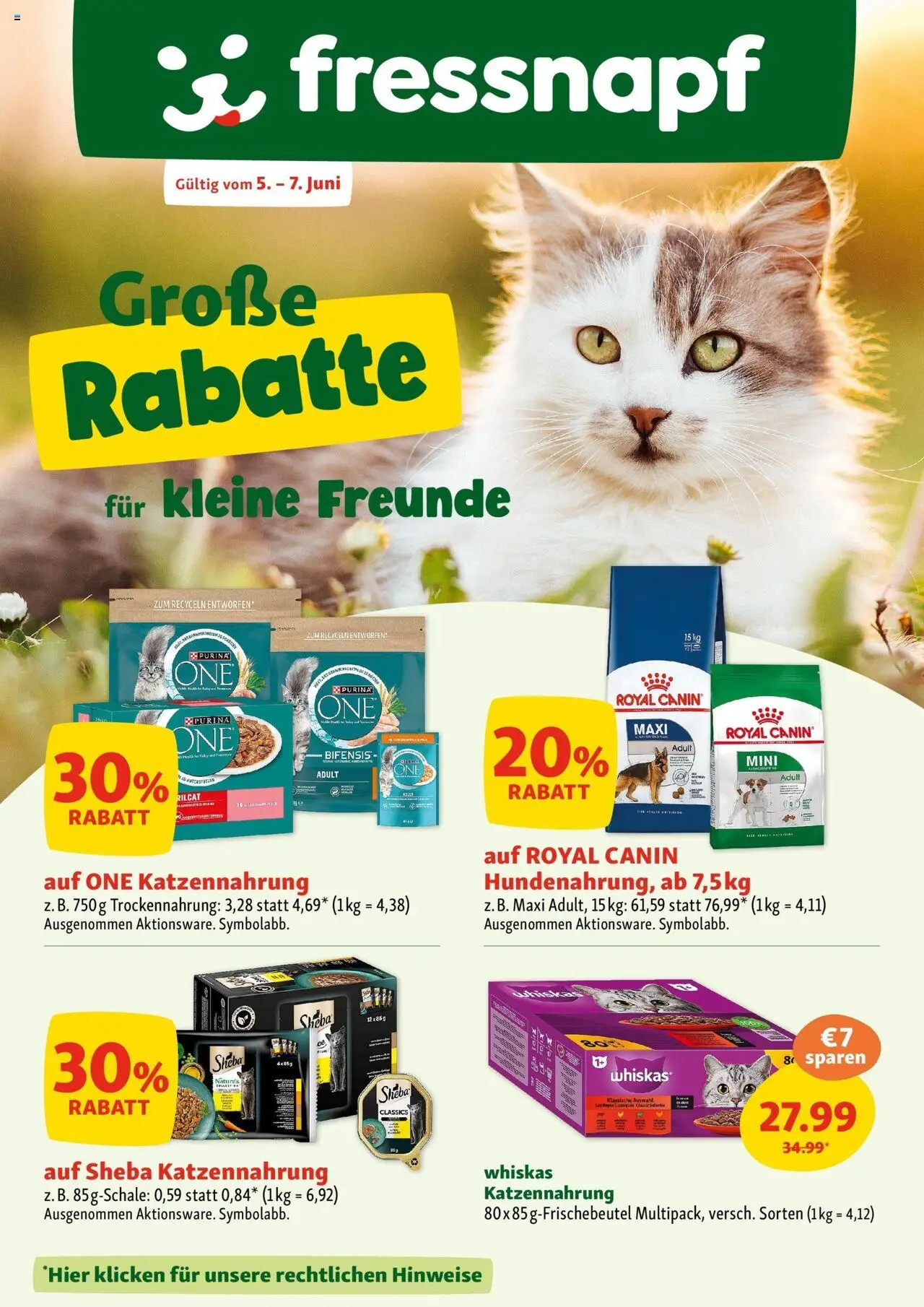 Fressnapf Flugblatt ab (05.06.2025 - 07.06.2025) - Seite 1