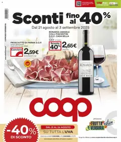 Anteprima dell'opuscolo Attuale volantino dal negozio COOP valido da 21/08/2025