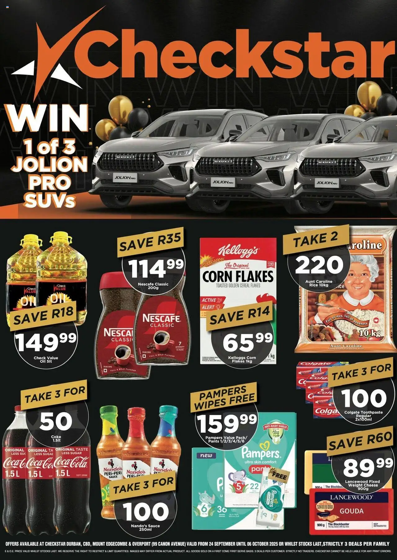 Check Star Specials from 24/09 - 06/10/2025 > Promotions - Coke, Cheese, Oil, Rice, Corn flakes, Toothpaste, Sauce, Flakes