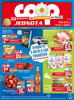 Náhľad COOP Jednota letáku platného od 19.03.2026