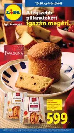 Lidl - Favorina katalógus megtekintése, amely érvényes 2025.10.16.-től