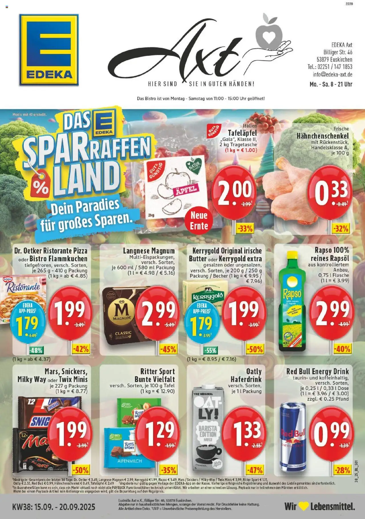 EDEKA Prospekt ab 14.09.2025 - Prospekt Euskirchen Online