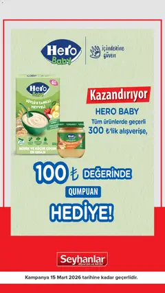 Seyhanlar Market İndirim Hero Baby 05.01.2026 - Broşürünün önizlemesi