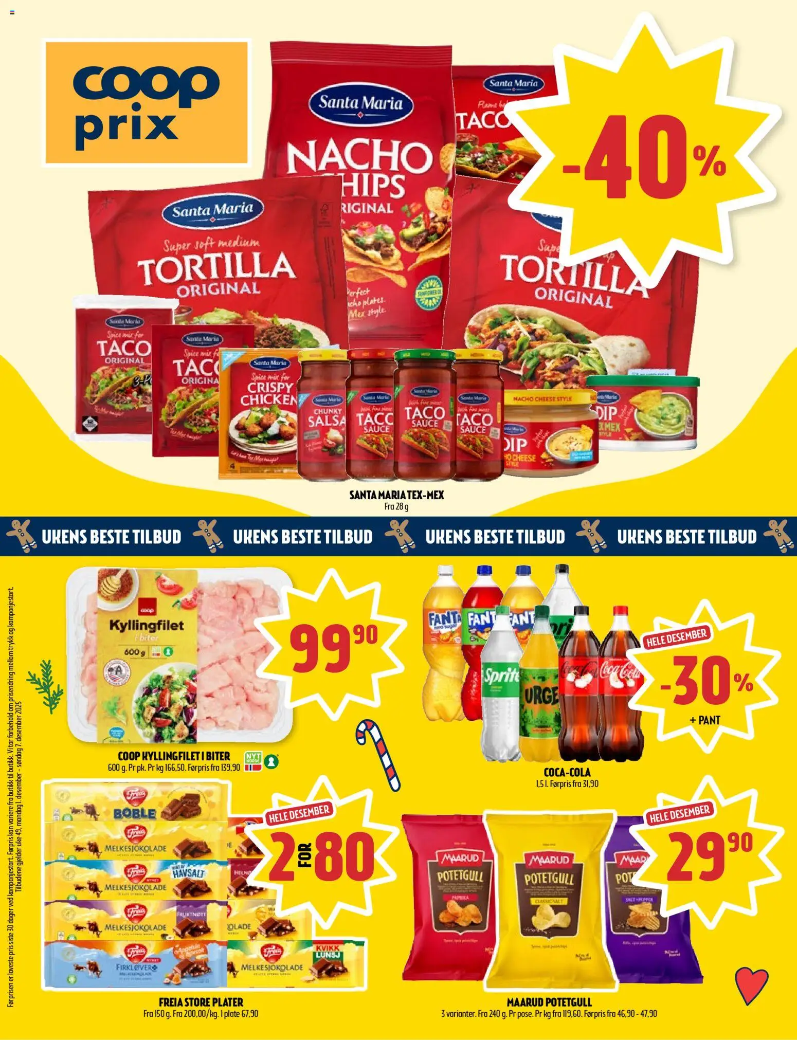Forhåndsvis Kundeavis fra butikk Coop Prix gyldig fra 01/12/2025