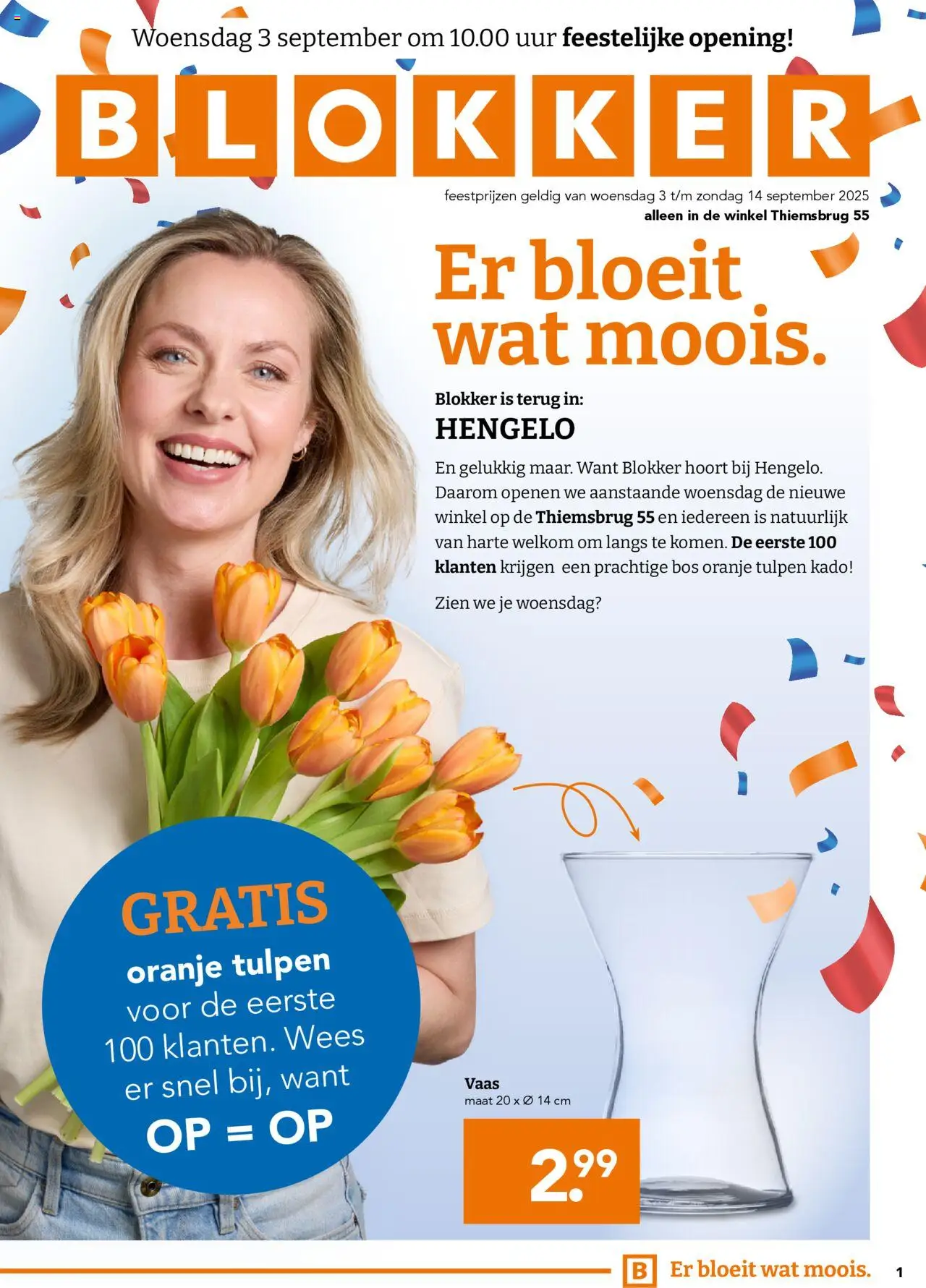 Blokker shop Folder geldig vanaf 03-09-2025 - Paginanummer 1