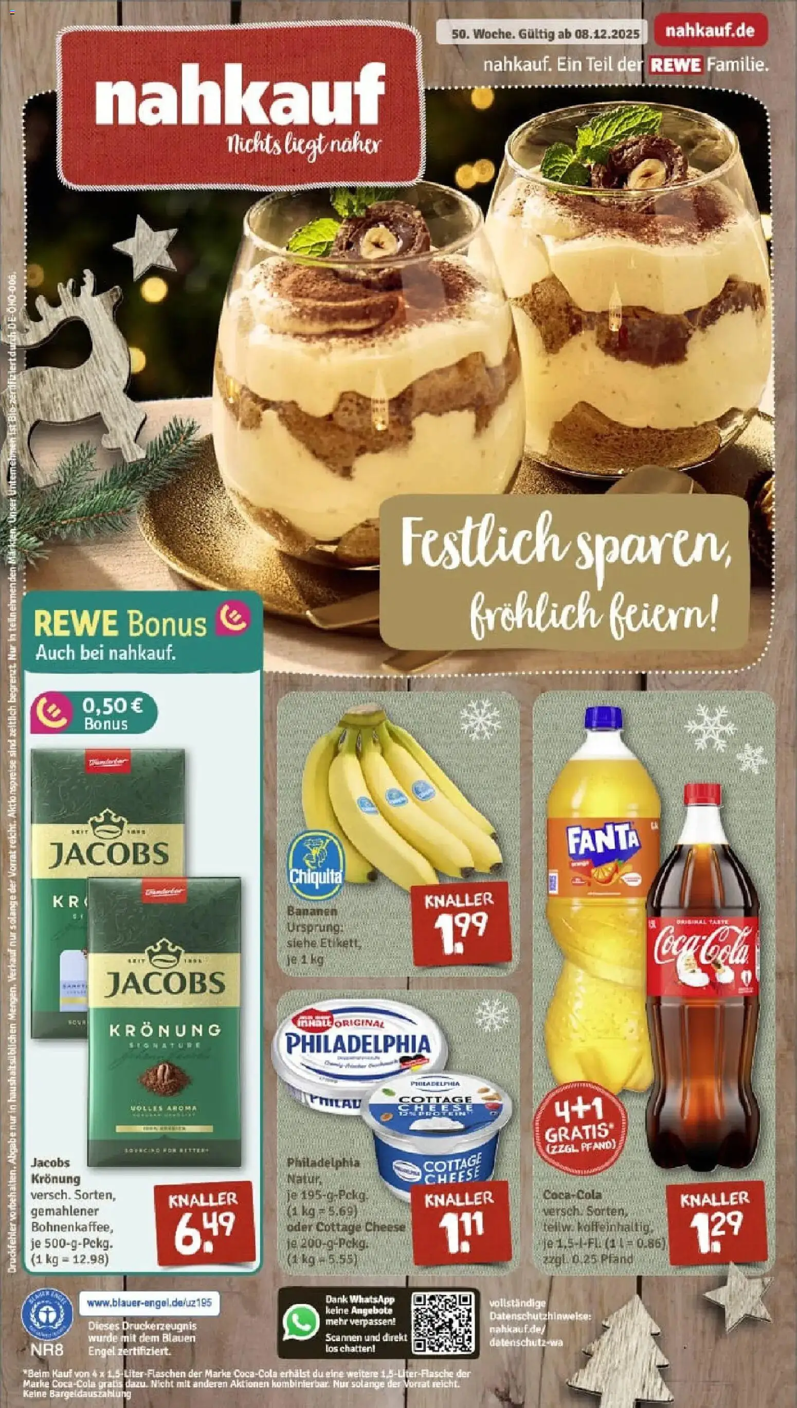 Vorschau von dem Prospekt des Geschäftes Rewe, gültig ab dem 07.12.2025