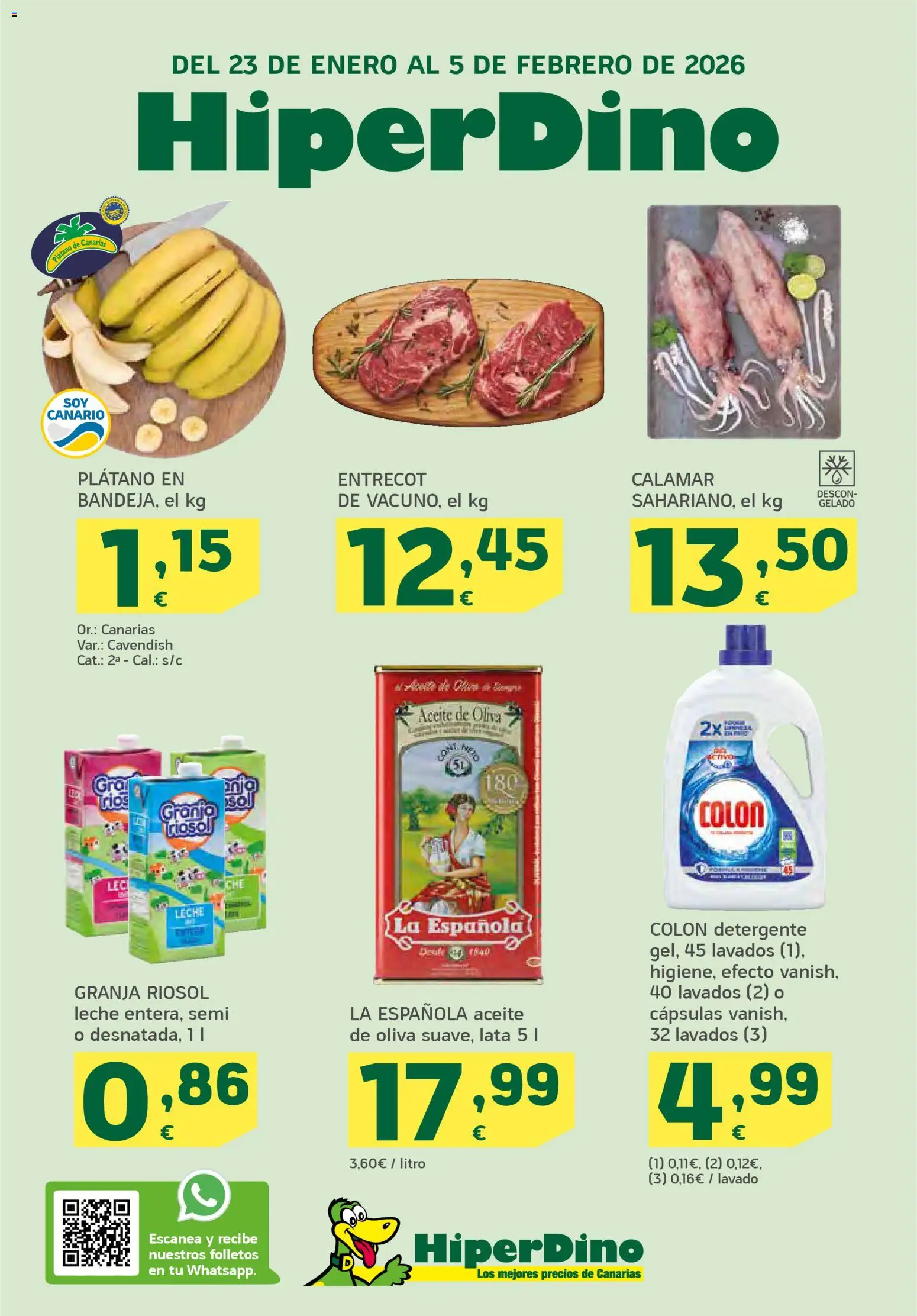 Vista previa del folleto de la tienda HiperDino válido desde el 23/01/2026 