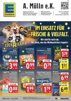 Vorschau von dem Prospekt des Geschäftes Edeka, gültig ab dem 01.12.2025