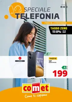 Anteprima dell'opuscolo Volantino Telefonia dal negozio Comet valido da 28/11/2025