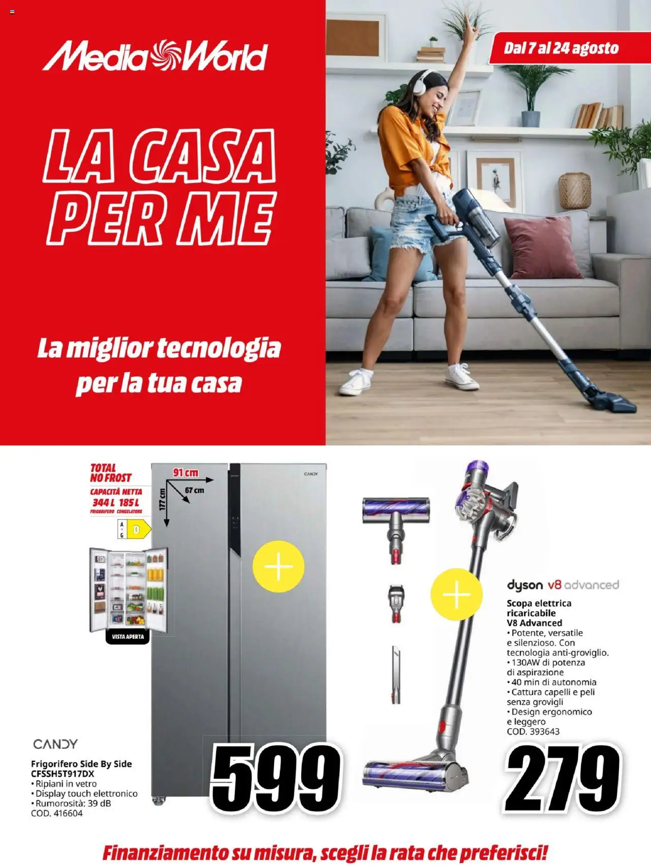 Volantino Media World valido da 07/08/2025 numero di pagina 1