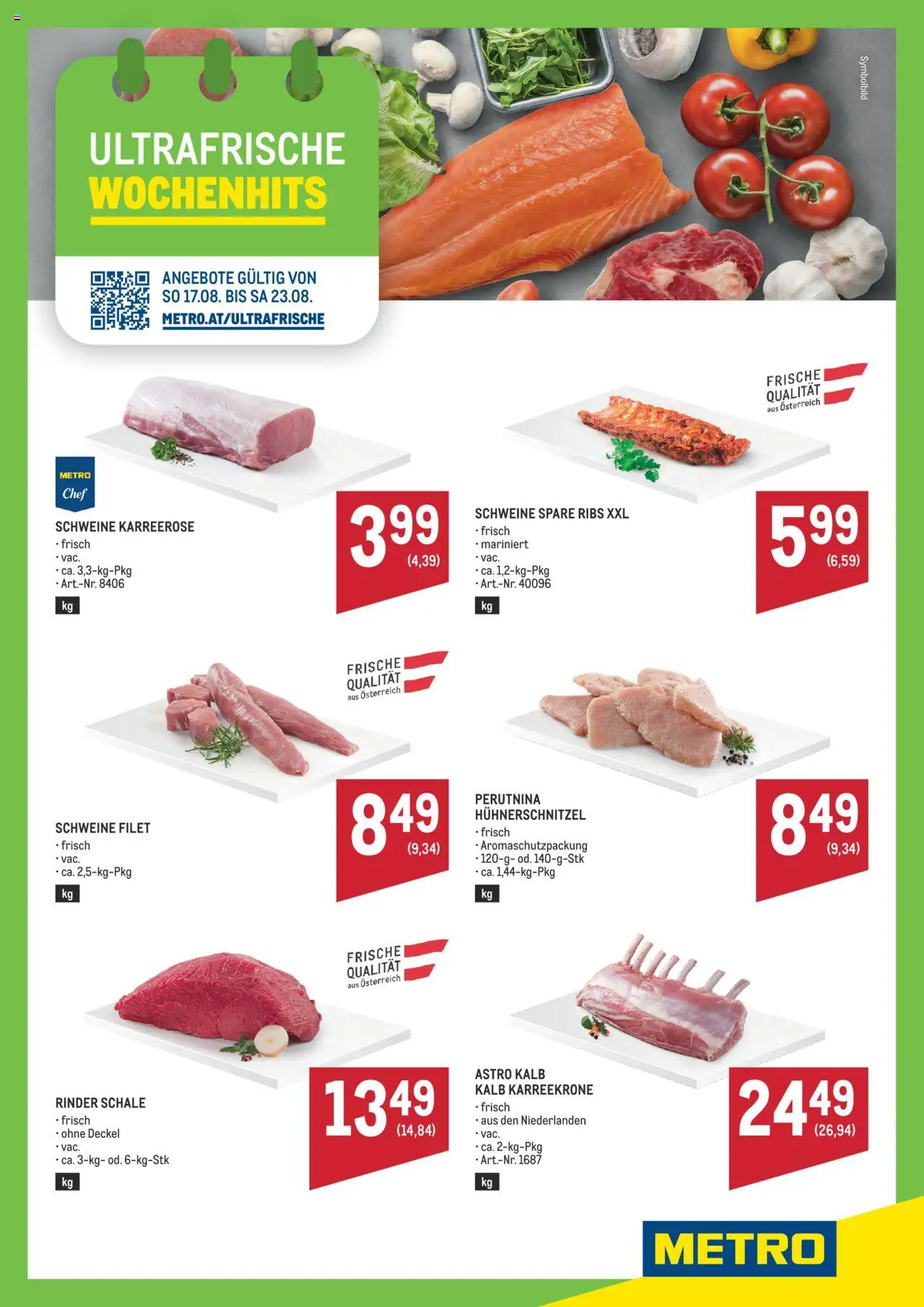  Metro Angebote Wochenhits ab (17.08.2025 - 23.08.2025) - Seite 1