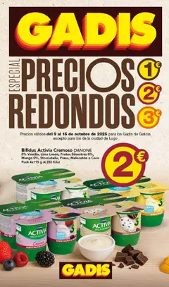 Vista previa del folleto de la tienda Gadis válido desde el 09/10/2025 