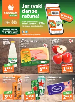 Pregled letka Katalog trgovine Studenac vrijedi od 04.02.2026