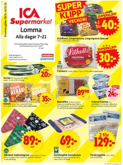 Förhandsgranska reklamblad Lomma från butik ICA Supermarket gäller från 10/11/2025