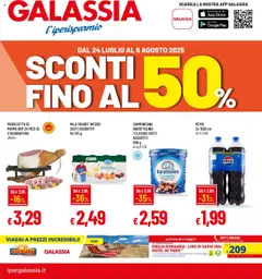 Anteprima dell'opuscolo Attuale volantino dal negozio Galassia valido da 24/07/2025