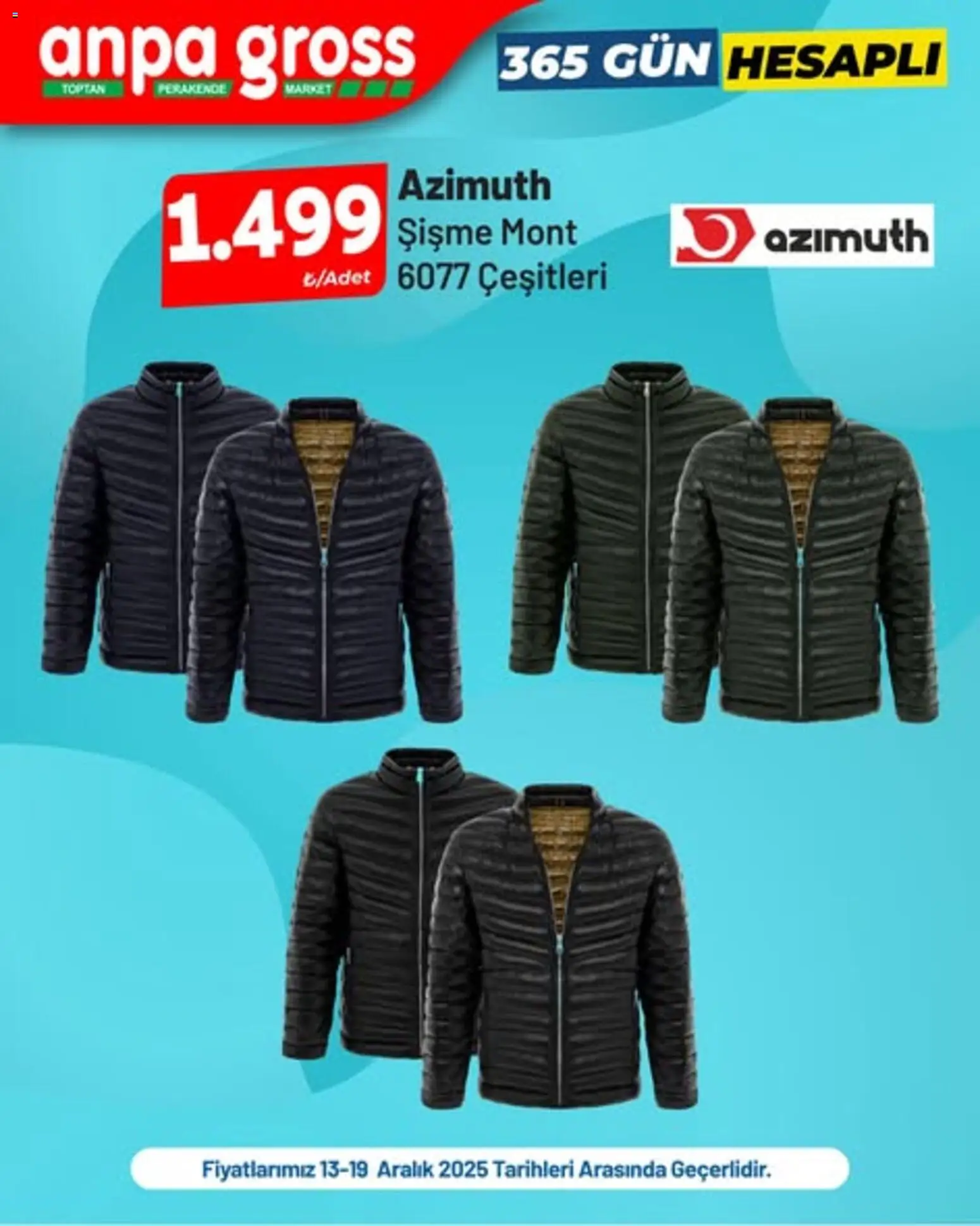 Anpa Gross İndirim Azimuth 13.12.2025 - Broşürünün önizlemesi