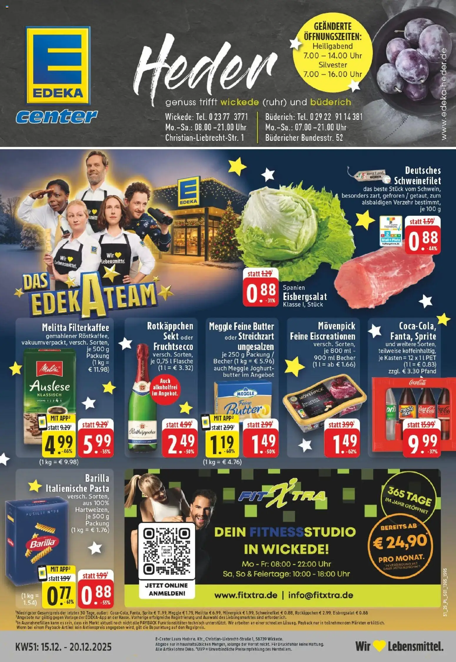 Vorschau von dem Prospekt des Geschäftes Edeka, gültig ab dem 15.12.2025