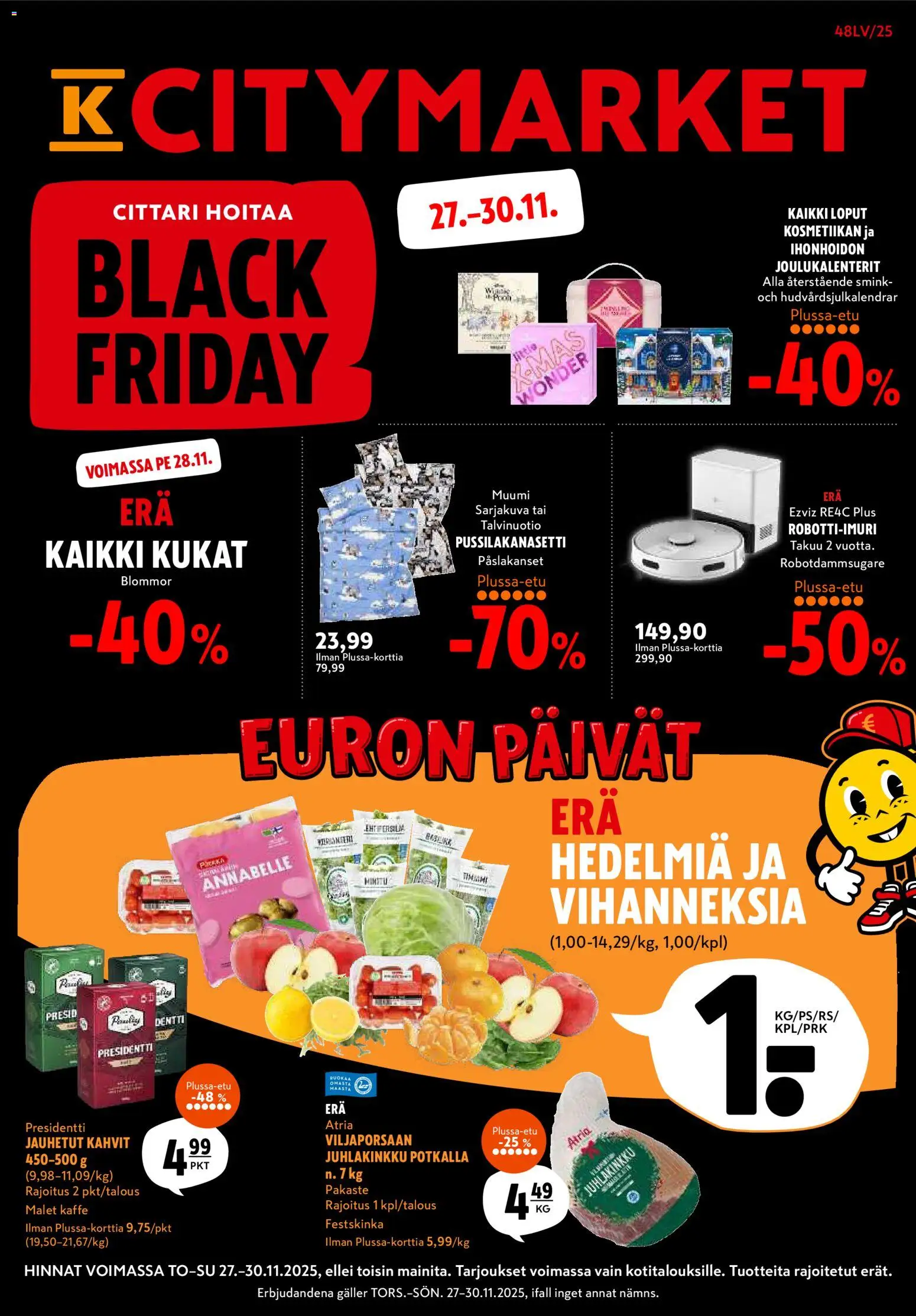Kaupan K-Citymarket Tarjoukset esikatselu, voimassa 27/11/2025