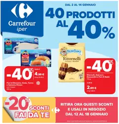 Anteprima dell'opuscolo Volantino Iper - Roma dal negozio Carrefour valido da 02/01/2026