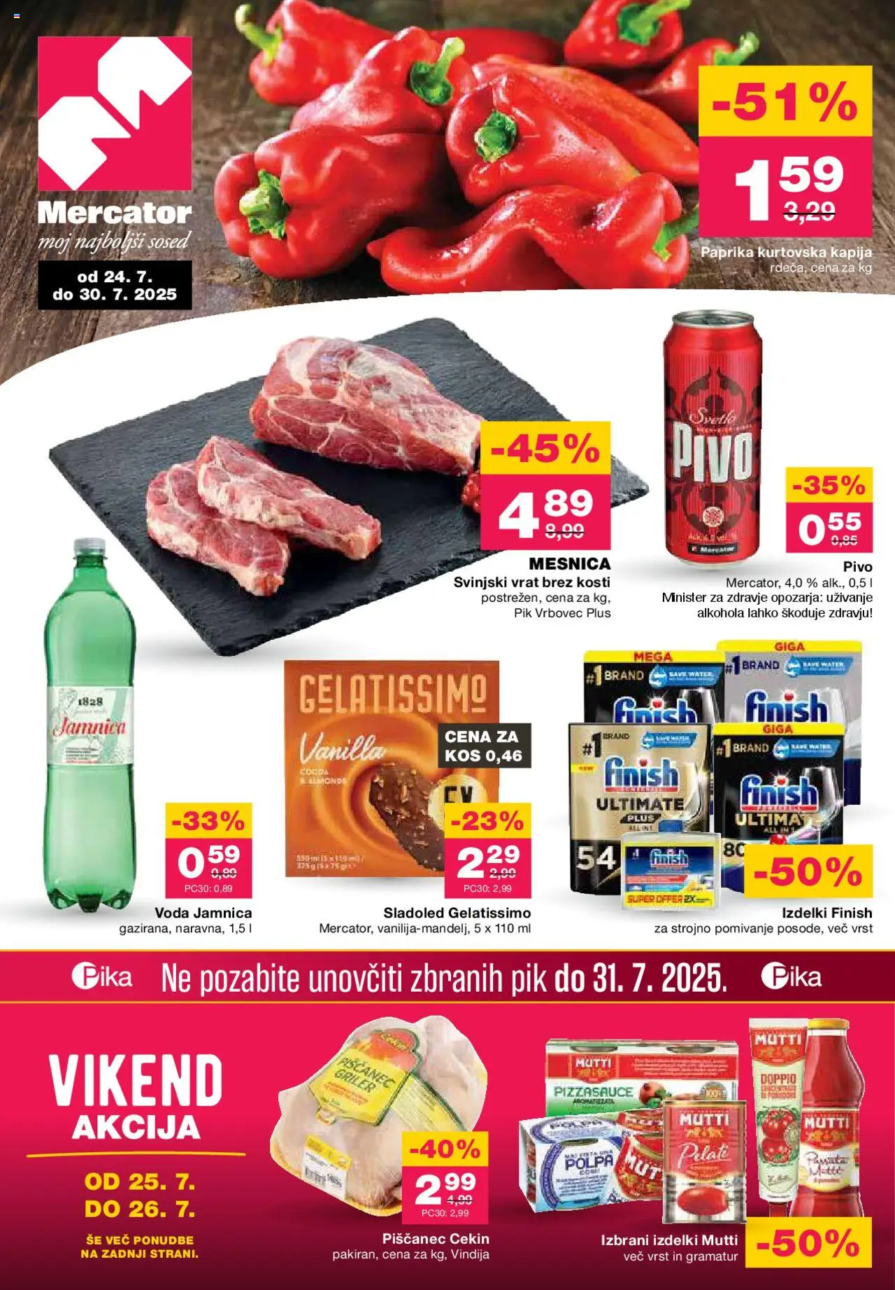 Mercator Katalog od 24.07.2025 - aktualna ponudba - stran 1