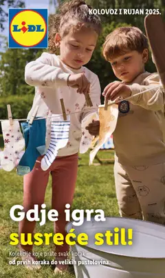 Pregled letka Gdje igra susreće stil! trgovine Lidl vrijedi od 01.08.2025