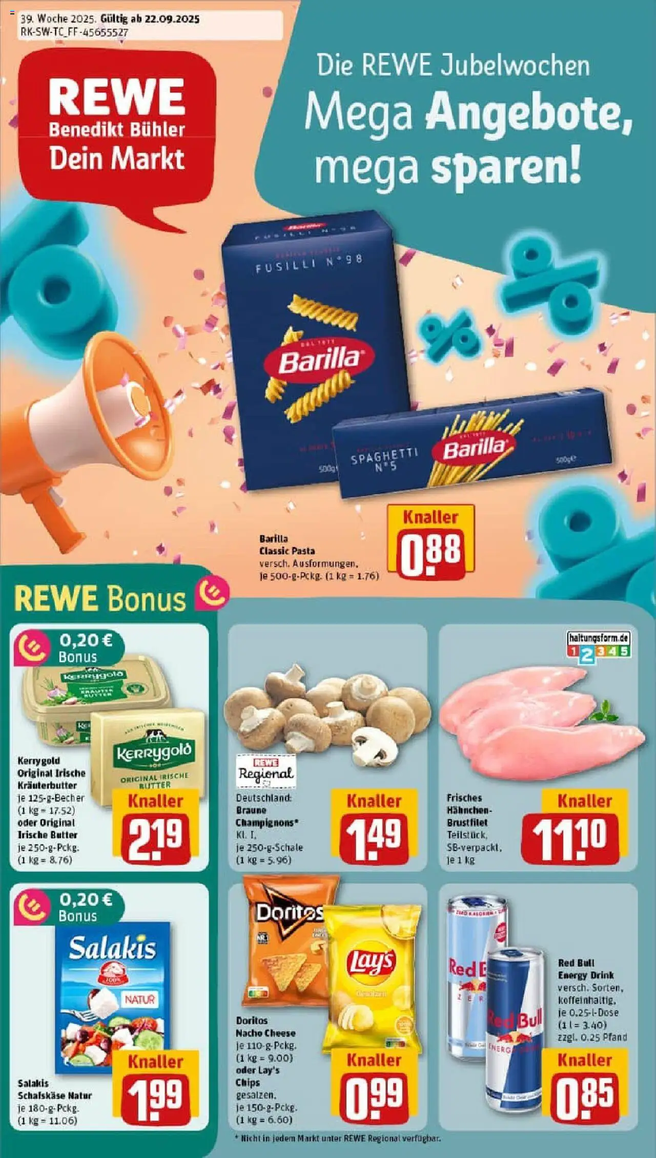 REWE Prospekt ab 21.09.2025 nächste Woche - Prospekt Pforzheim	