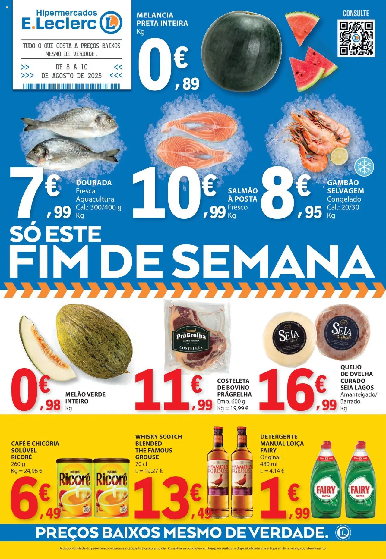 E.Leclerc Folheto de 08/08/2025 - catálogo esta semana - página 1