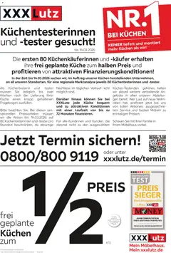 Vorschau von dem Prospekt des Geschäftes XXXL Lutz, gültig ab dem 01.03.2026