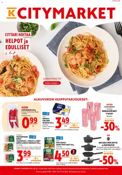 Kaupan K-Citymarket Tarjoukset esikatselu, voimassa 20/10/2025