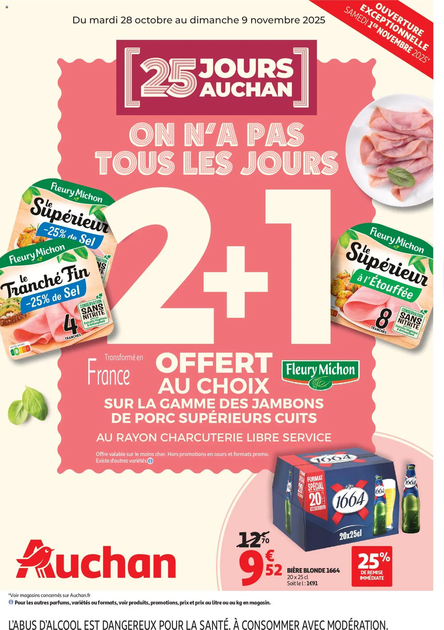 C'est parti pour les 25 JOURS AUCHAN de la boutique Auchan valable du 28/10/2025 - Page numéro 1