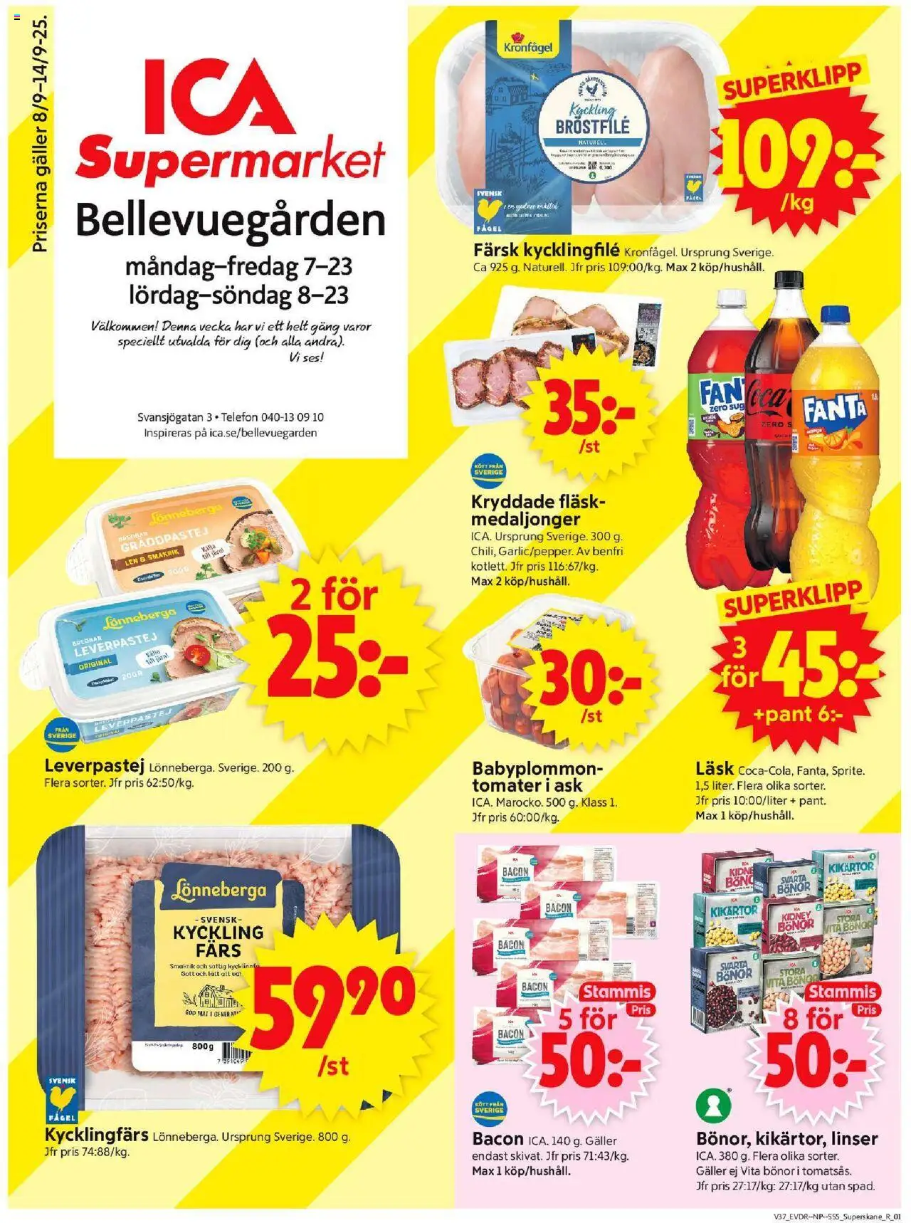 Malmö är giltig 08/09 2025 > Veckans Erbjudanden gäller från 08/09/2025 till 14/09/2025 sidnummer 1