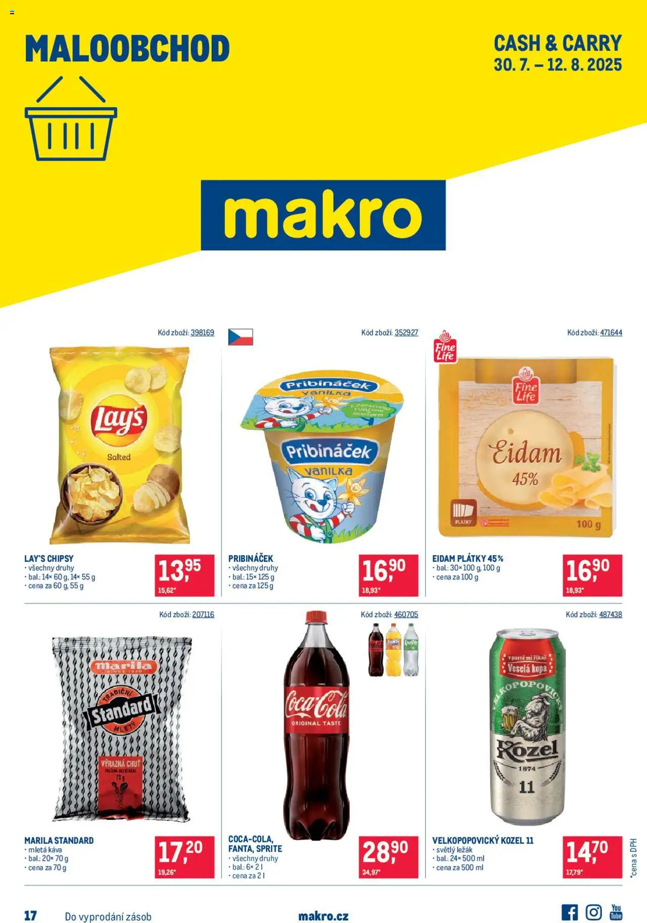  Makro Leták - Maloobchod od 30.07.2025 - Akce Makro