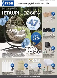 Skatīt Jysk akciju bukletu, derīgs no 31.03.2026.
