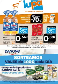 Vista previa del folleto de la tienda Lupa Supermercados válido desde el 02/10/2025 