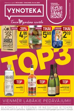 Skatīt Vynoteka akciju bukletu, derīgs no 09.03.2026.