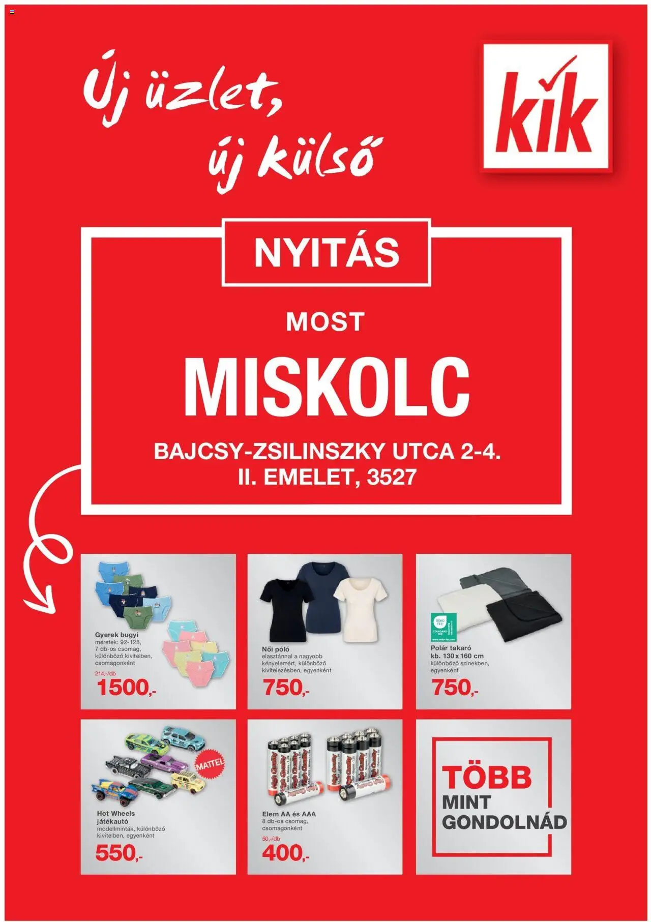 Kik aktuális szórólap, érvényes 2025.06.18.-től - 1 oldal