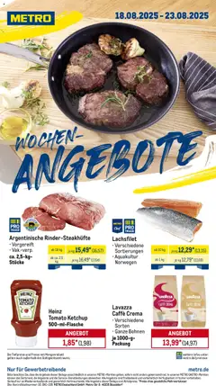 Vorschau von dem Prospekt des Geschäftes Metro, gültig ab dem 18.08.2025