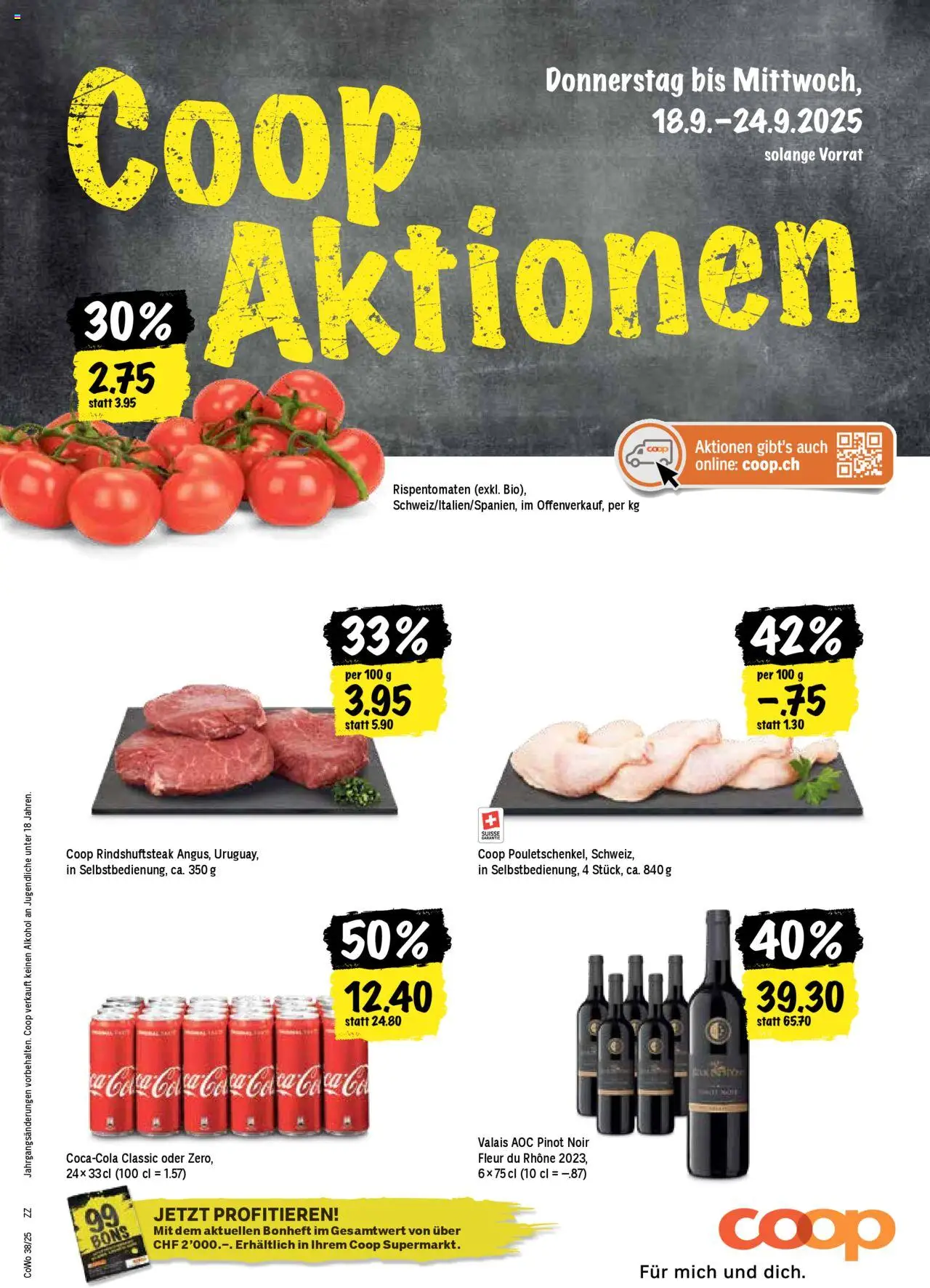 Coop Aktionen ab 18.09.2025 - Nächste woche - Seitennummer 1
