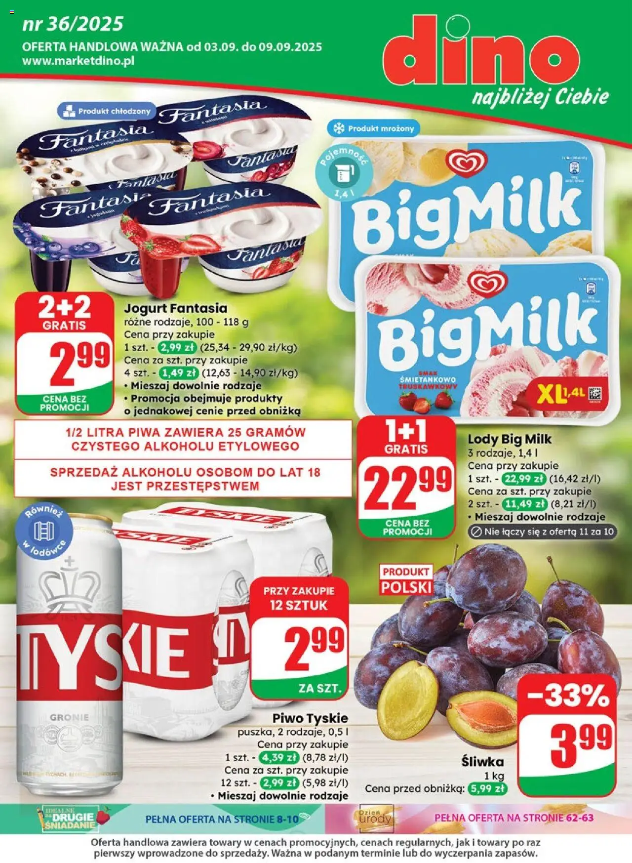Dino gazetka 03.09.2025 - Aktualna gazetka promocyjna, akcje - Numer strony 1