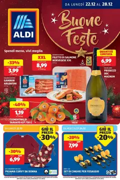 Anteprima dell'opuscolo Buone Feste dal negozio Aldi valido da 21/12/2025