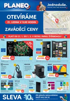 Náhled nabídky: Planeo Elektro Leták platný od 21.01.2026