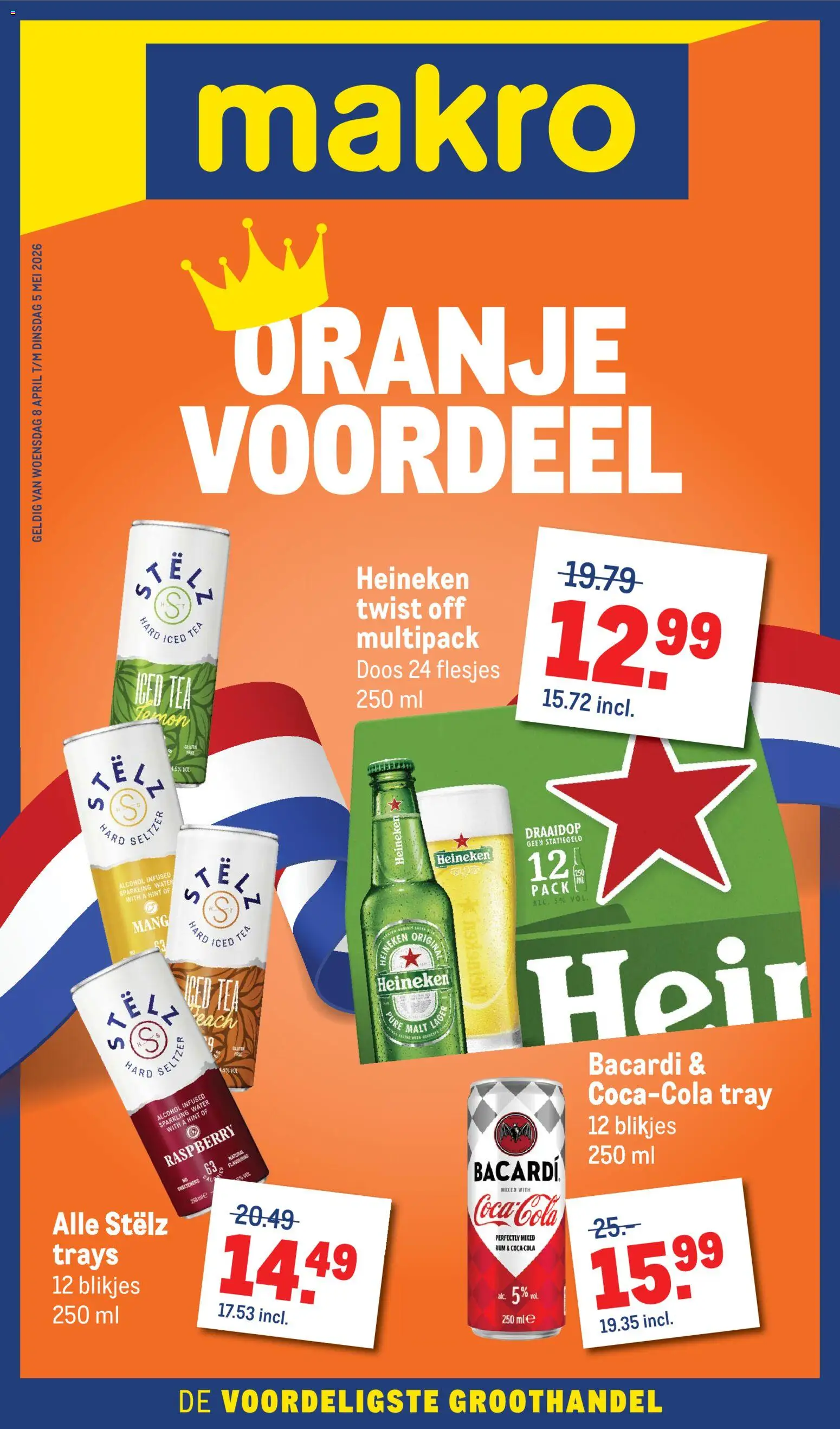 Voorbeeld van Makro folder - Oranjevoordeel van winkel Makro geldig vanaf 08-04-2026