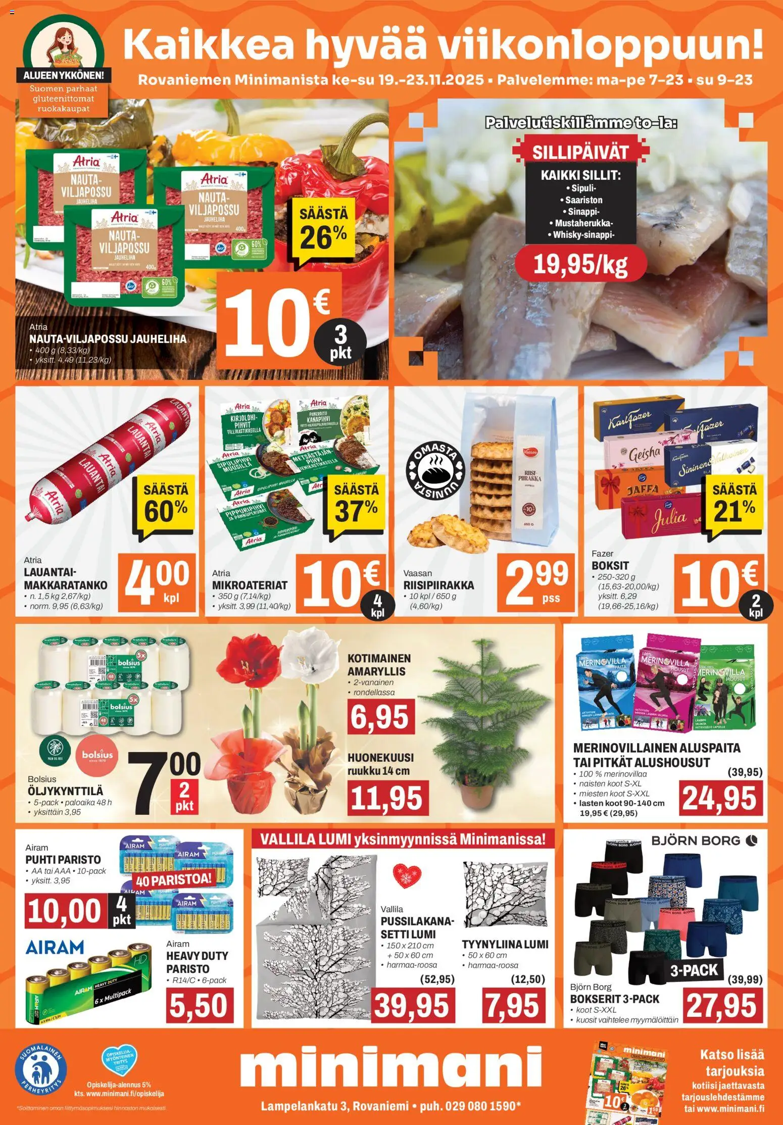 Kaupan Minimani Tarjoukset - Rovaniemi esikatselu, voimassa 19/11/2025