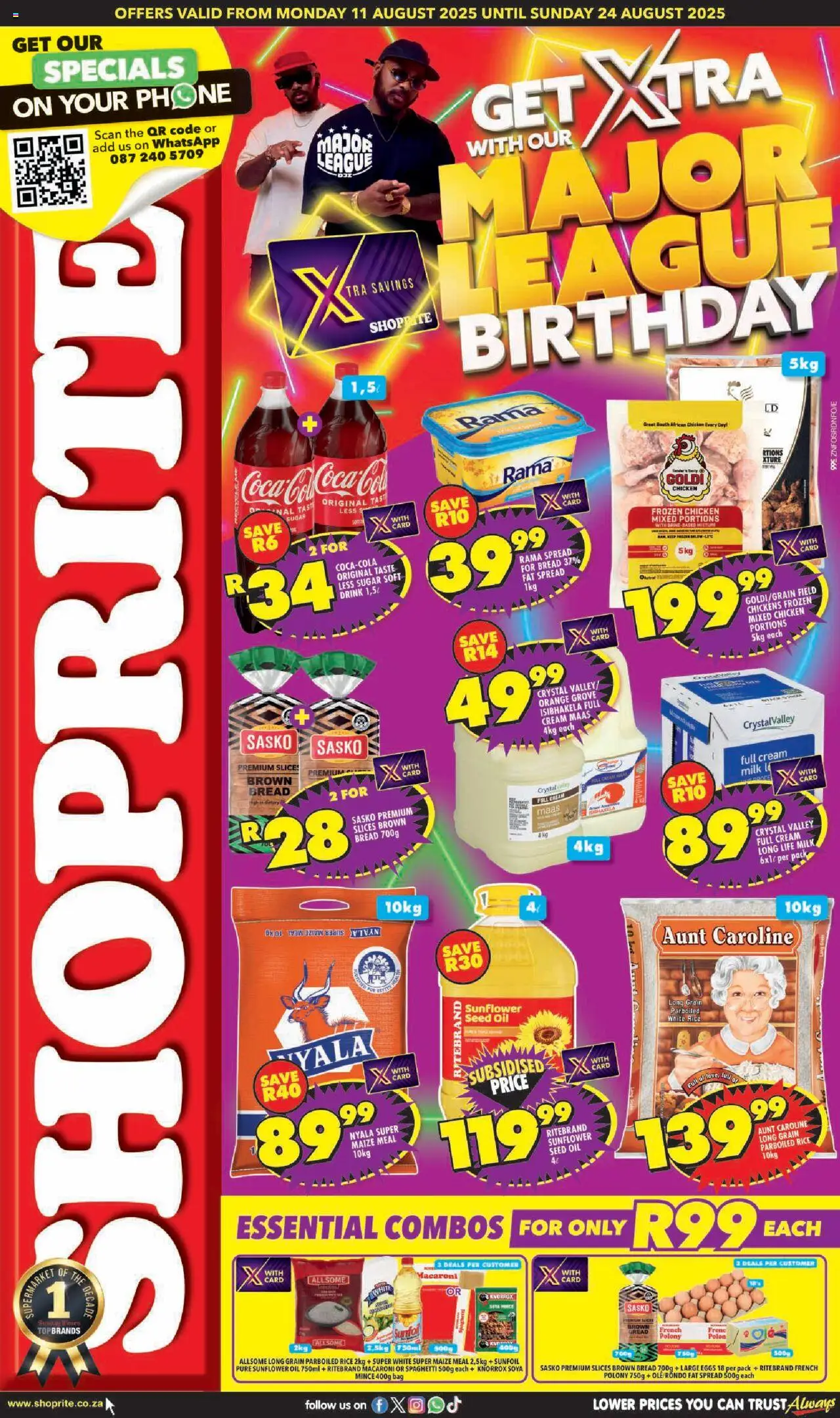 Shoprite Specials 11/08 - 24/08/2025 >> Catalogue