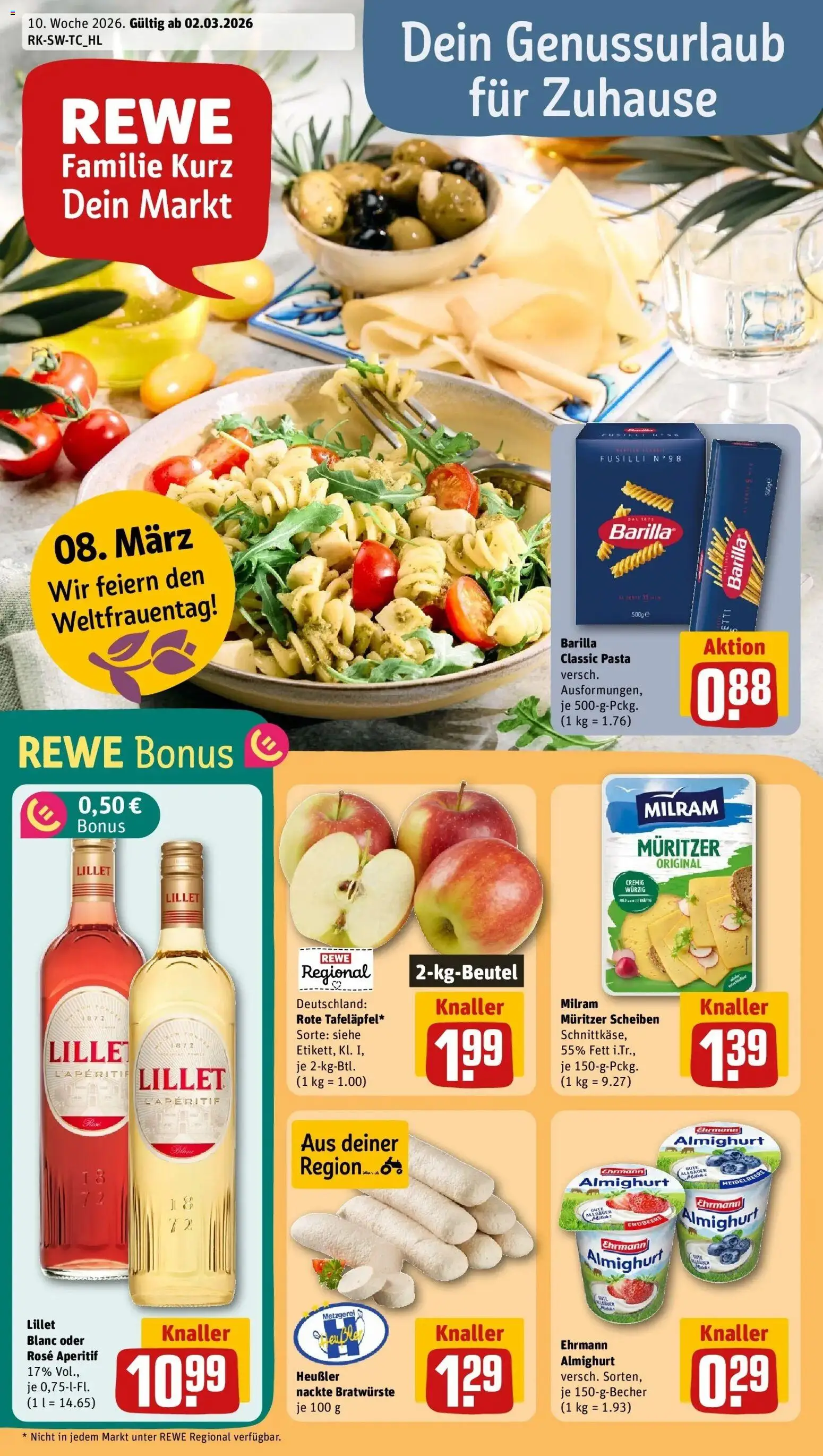 Vorschau von dem Prospekt des Geschäftes Rewe, gültig ab dem 02.03.2026